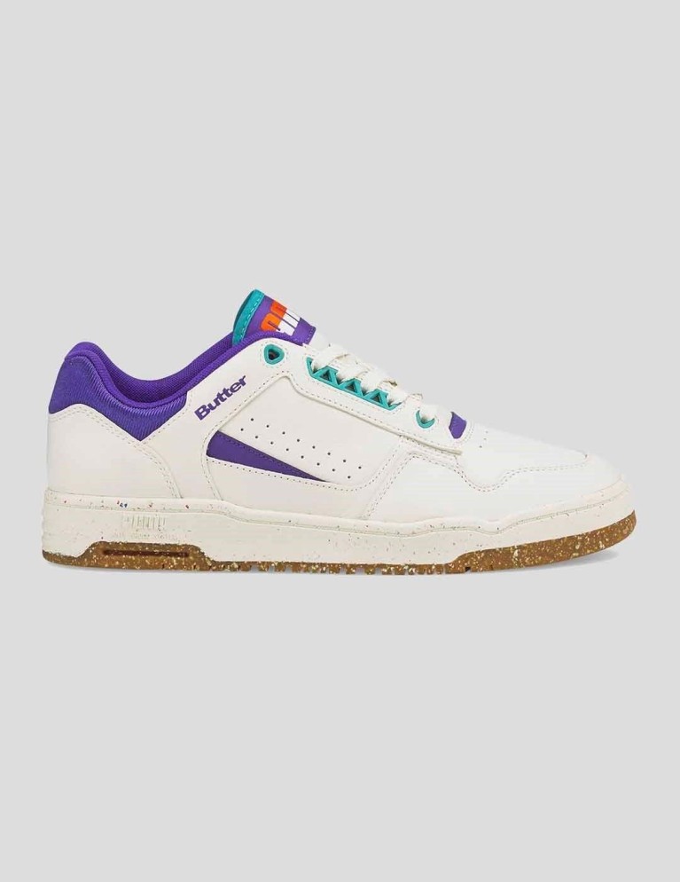 Colaborações PUMA x butter goods slipstream low whisper white-prism violet-navigate